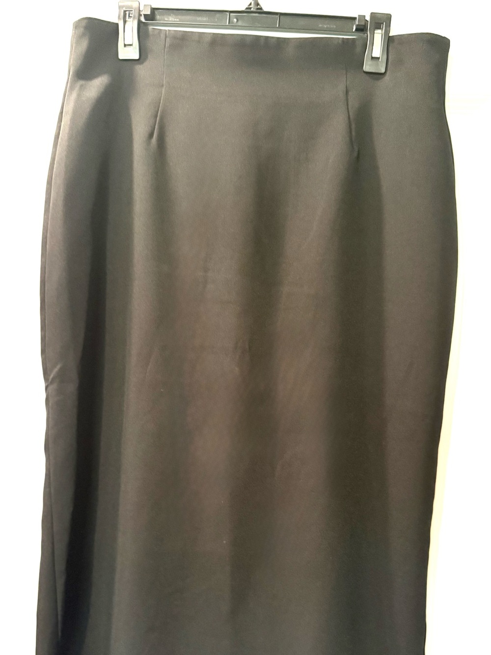 New York & Company Black Sleek Pencil Skirt